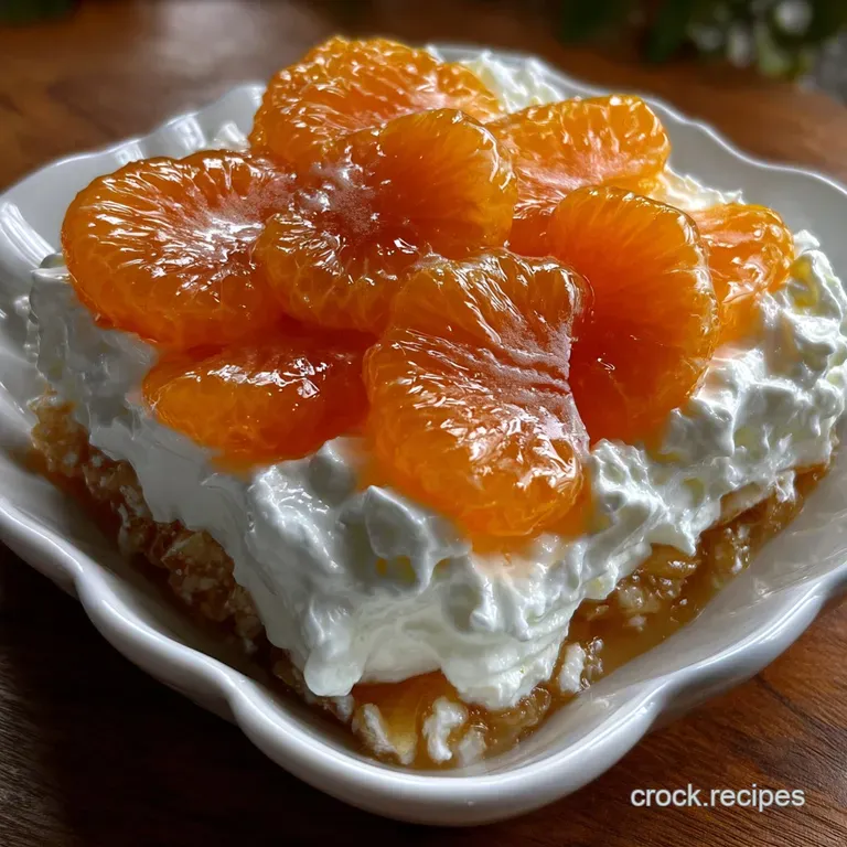 Easy Mandarin Orange Jello Fluff Salad Recipe