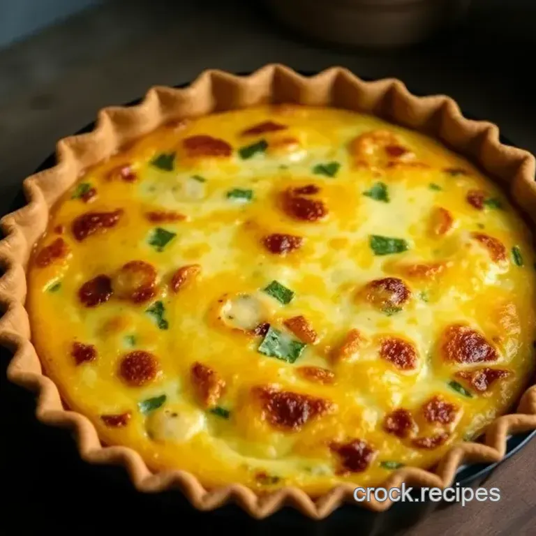 Easy Peasy Quiche: Your Weeknight Wonder