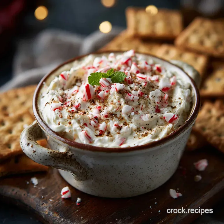 Peppermint Cream Cheese Dip: the Easiest No-Bake Dessert Dip presentation