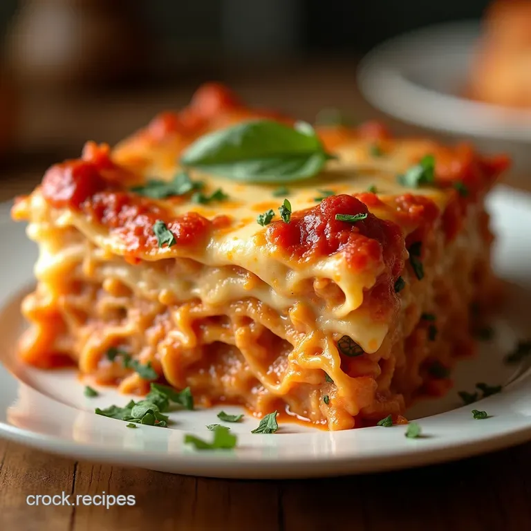 The Cheesy Weeknight Wonder Easy Lasagna Casserole with Creamy Ricotta presentation