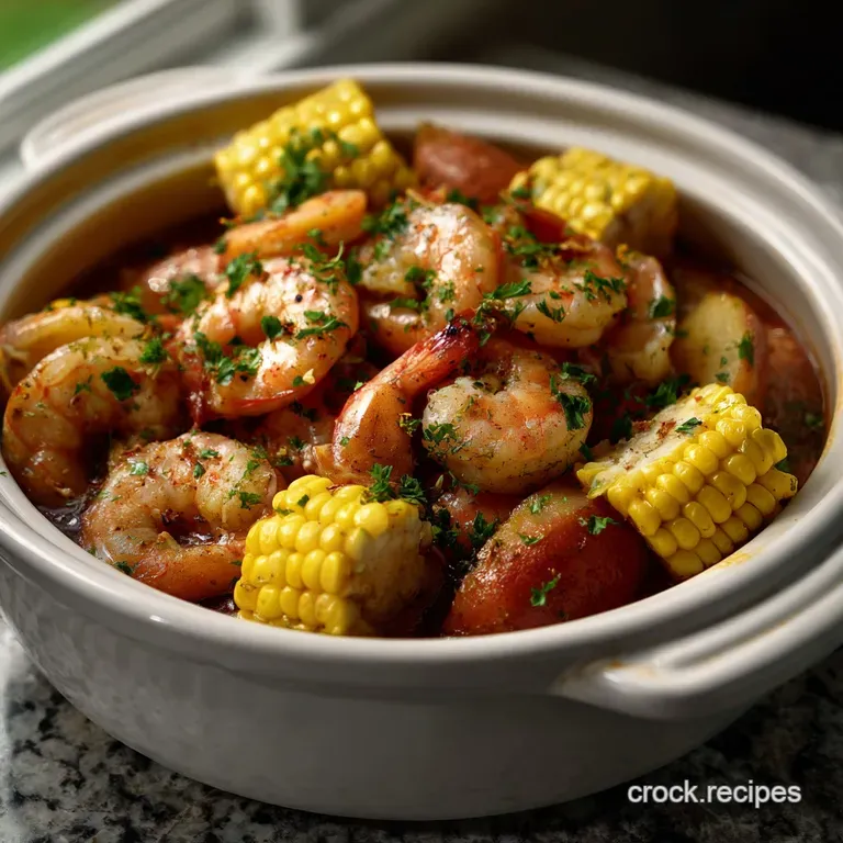 The Ultimate Easy Slow Cooker Shrimp Boil