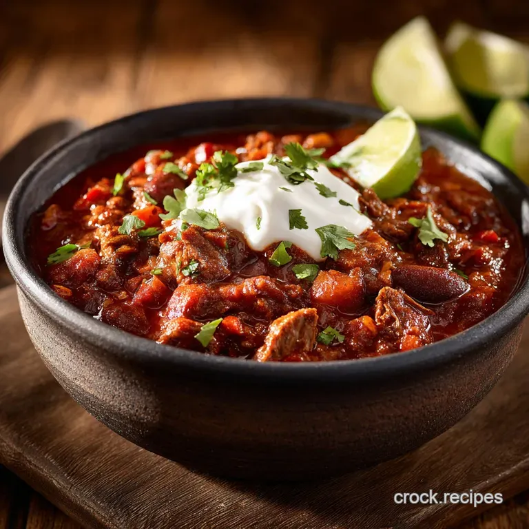 Tailgating Crockpot Recipes: Our Robust Set-It-And-Forget-It Beef Chili presentation