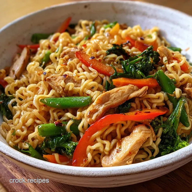 Easy Teriyaki Ramen Stir Fry 15-Minute Dinner with Vegetables