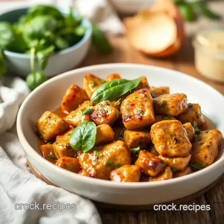 Quick & Easy Stir-Fry Chicken with Basil presentation