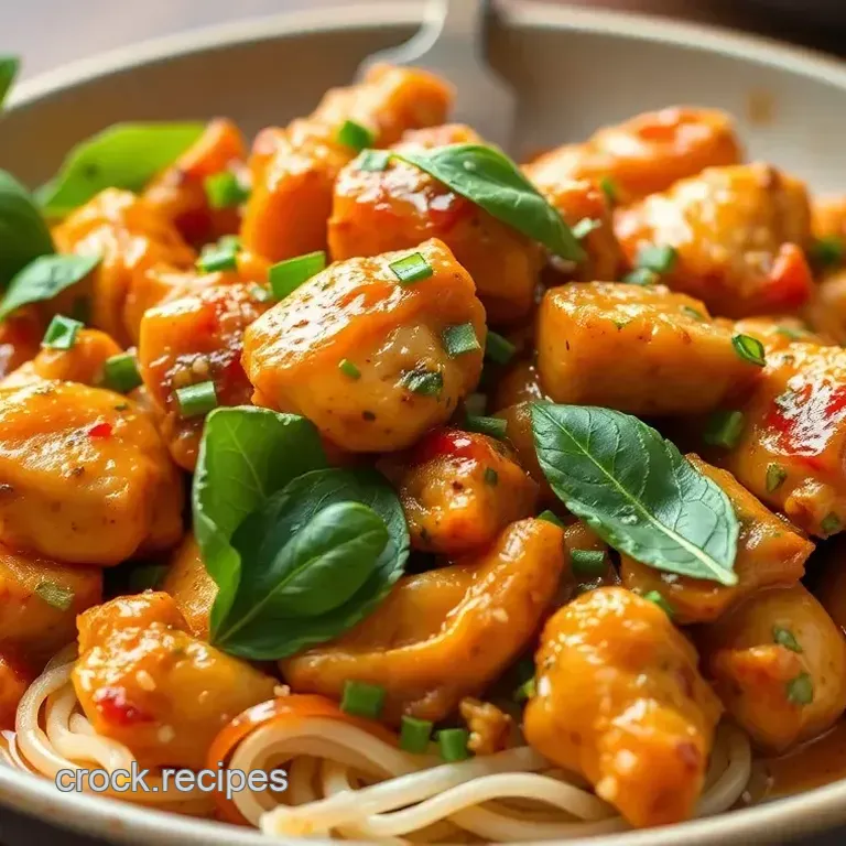 Quick & Easy Stir-Fry Chicken with Basil