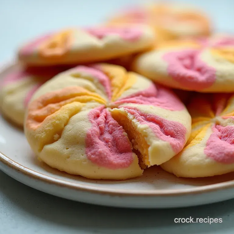 Marbled Magic Easy NoSpread TieDye Sugar Cookies
