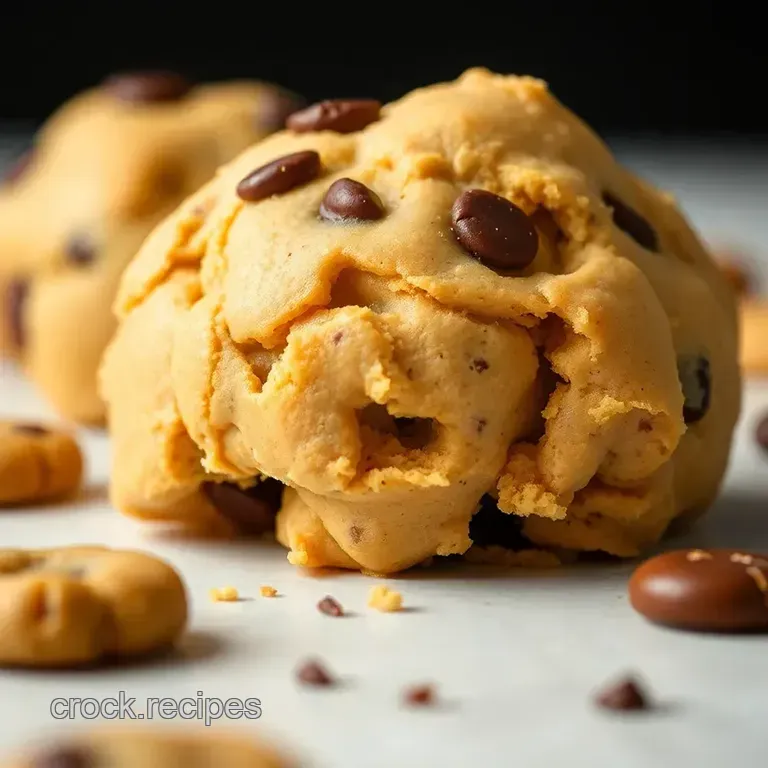 Edible Chocolate Chip Cookie Dough: Safe & Delicious! presentation