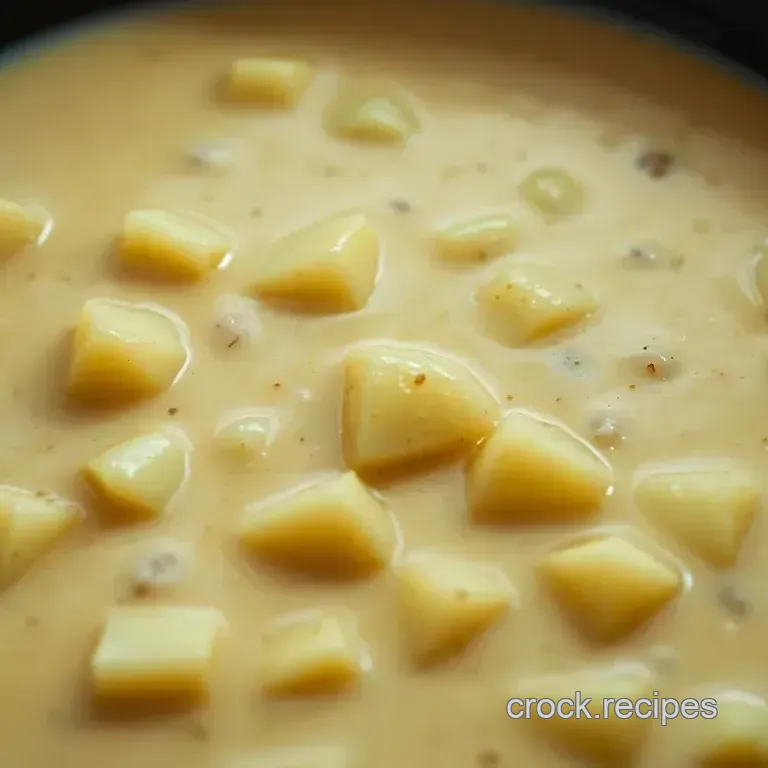 Effortless Creamy Crock-Pot Potato Soup