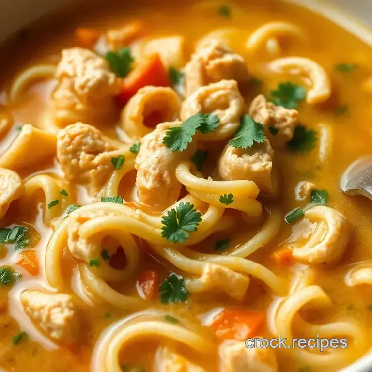 Effortless Crockpot Chicken Noodle Soup: A Hug in a Bowl