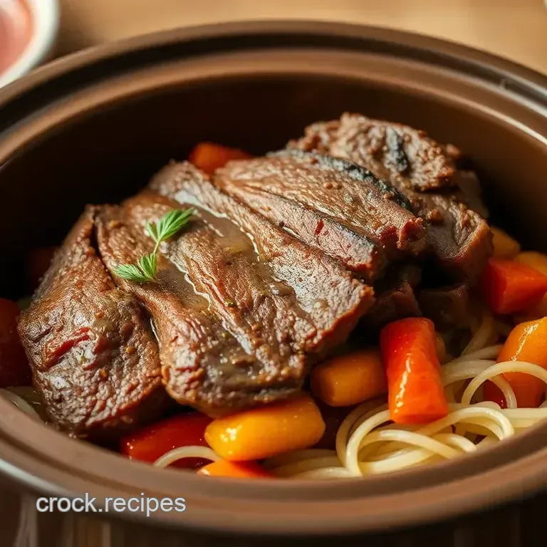 Effortless Sunday Slow Cooker Pot Roast