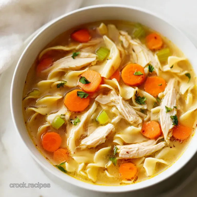 Electric Pressure Cooker Chicken Noodles: Silky