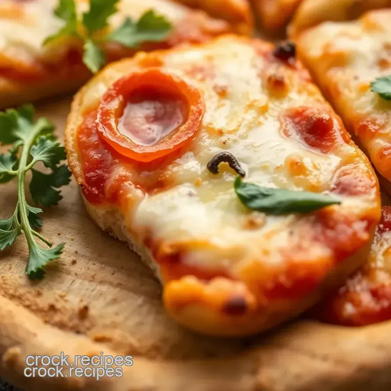 English Muffin Pizzas: presentation