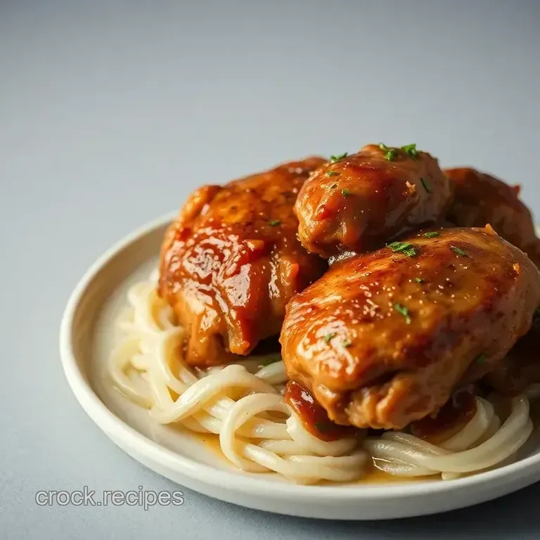 Fall-Off-The-Bone Slow Cooker Chicken Thighs