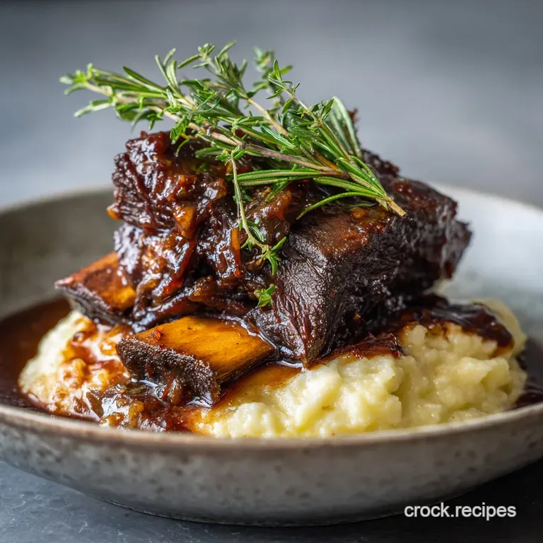 Slow Cooker Beef Short Ribs: Fall-Off-The-Bone Recipe