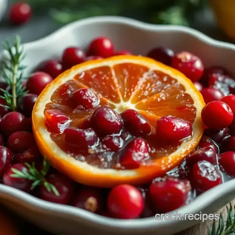 Festive Cranberry and Orange Relish: A Zesty Holiday Delight