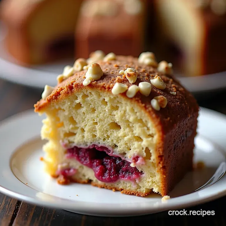 The Ultimate Festive Crunch Cake Spiced Nuts Cranberry Swirl and White Chocolate Majesty