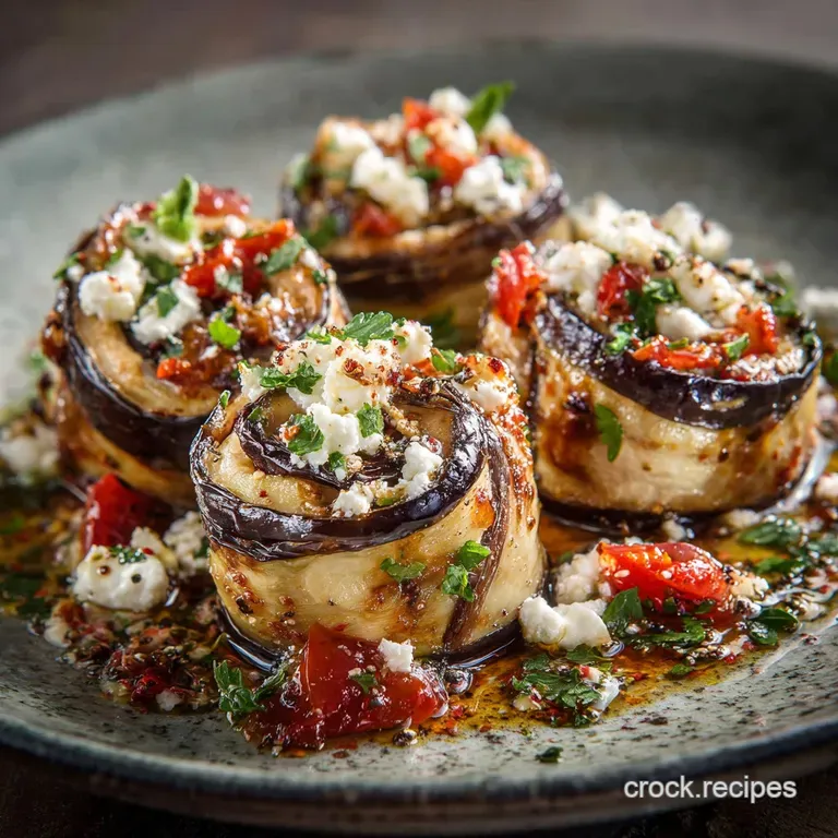 Feta yogurt and aubergine rolls Perfect Grilled Pinwheels