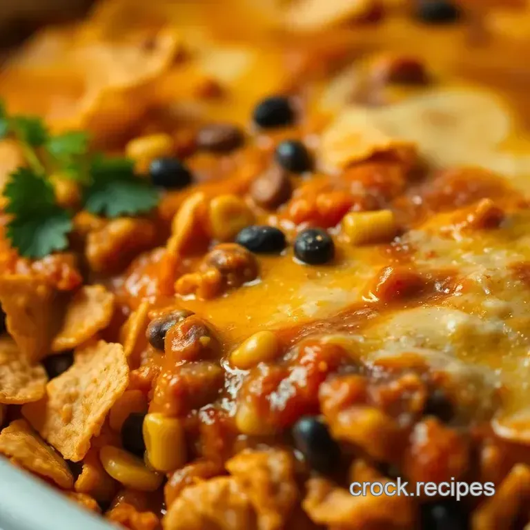 Fiesta Chicken Enchilada Casserole