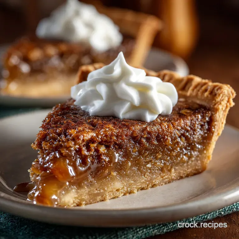 Amish Oatmeal Pie The Pecanless Gooey Classic