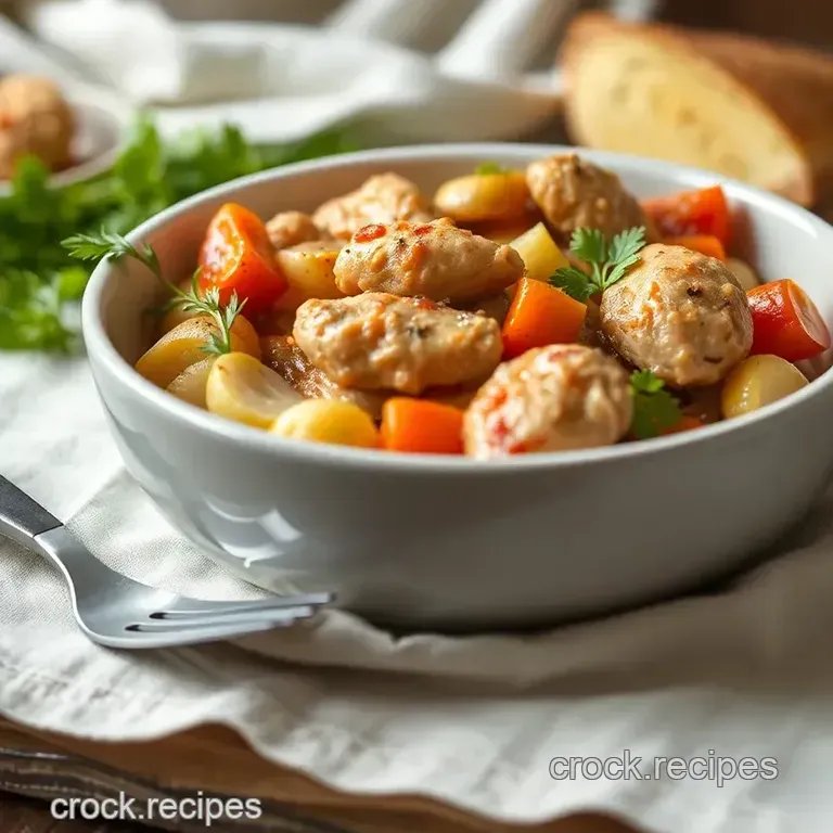 Quick One-Pot Chicken with Roasted Veggies presentation