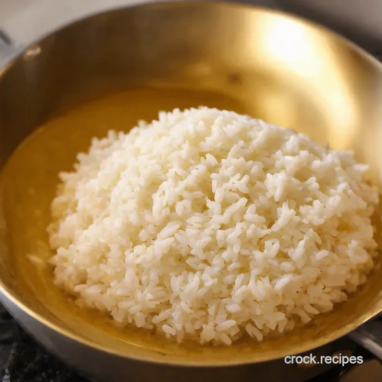 Fluffy Foolproof the Perfect White Rice Recipe presentation
