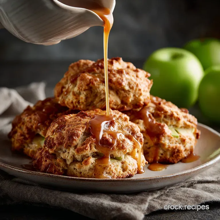 Keto Caramel Apple Scones: a Spot of Low-Carb Luxury presentation