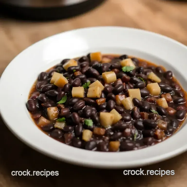 Foolproof Instant Pot Black Beans presentation