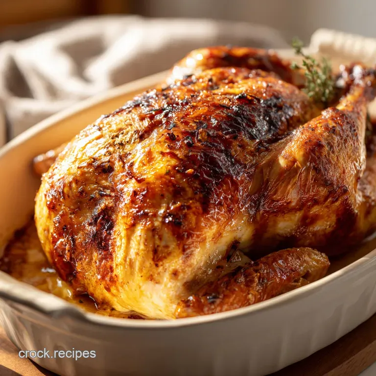 Sliced roast turkey on a plate, next to vibrant green beans and creamy mashed potatoes, drizzled with rich gravy.