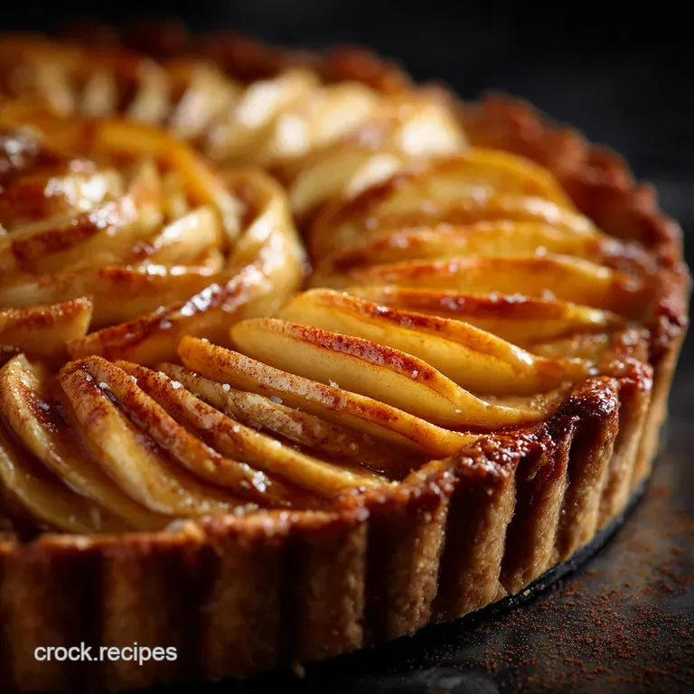 French Cinnamon Apple Tart: the Elegant Parisian Showstopper Recipe presentation