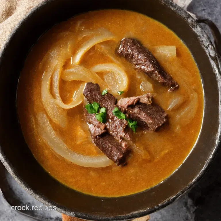 French Onion Short Rib Soup A Hearty Twist