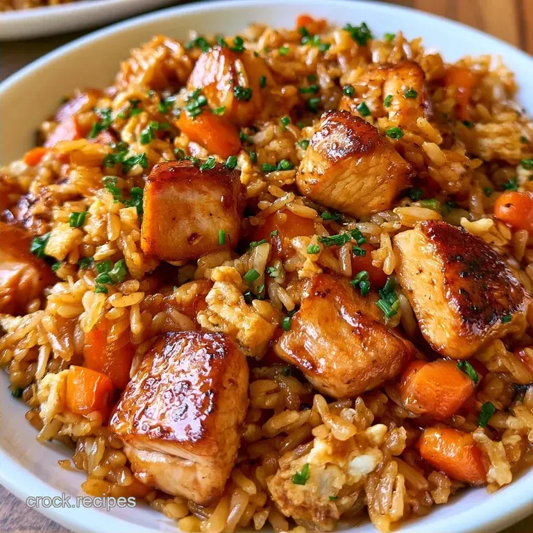 Crispy Fried Chicken and Rice