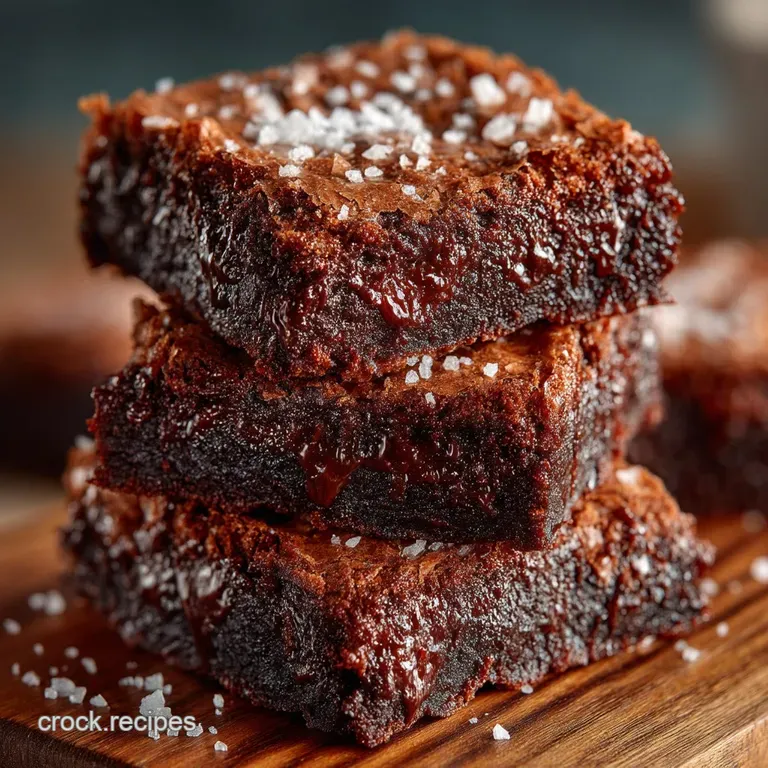 The Crinkly Crown Fudgy Brownies Achieving the Perfect Shiny Crust