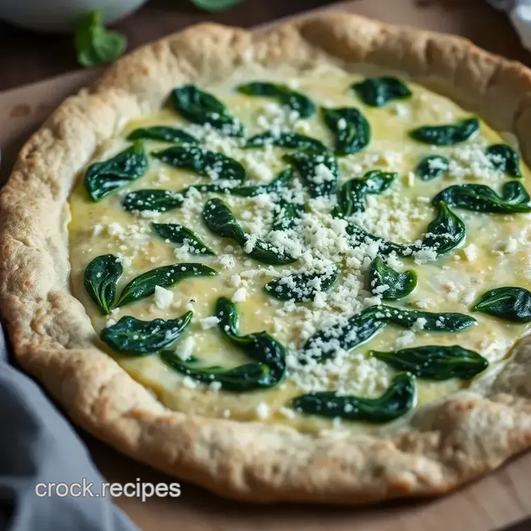 Galette de Sarrasin: Savoury Buckwheat Crepes with Spinach and Cheese presentation