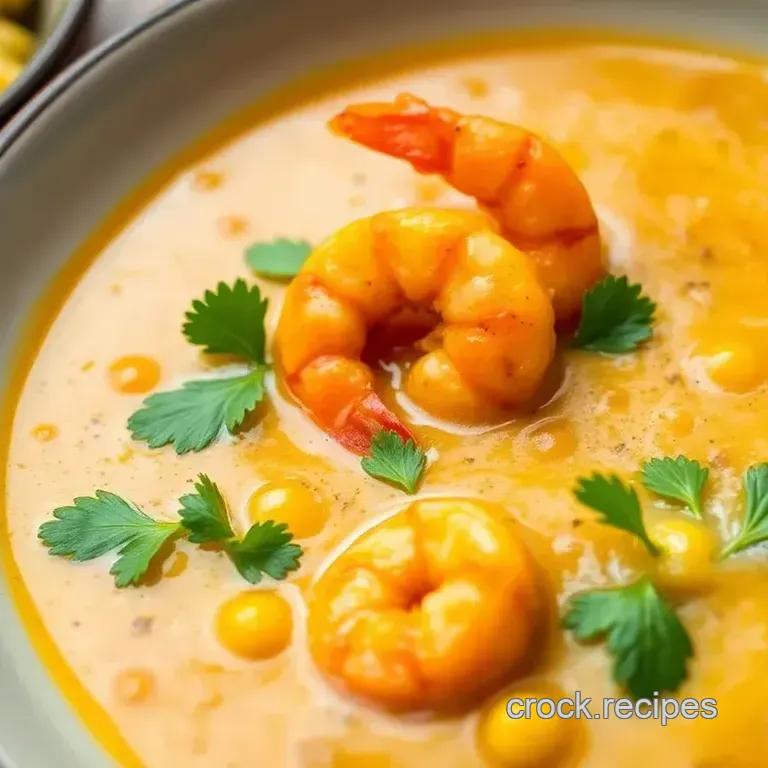 Garam Masala Prawn & Corn Soup