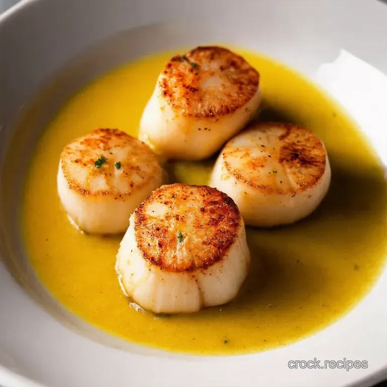 Garlic Butter Baked Scallops