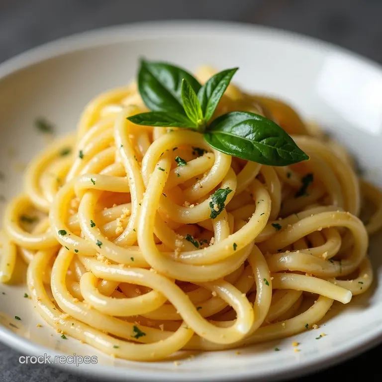 Garlic Butter Bliss 15Minute Pasta Perfection