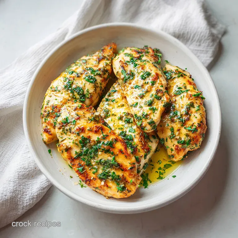 Chicken Breast Recipe with Garlic and Herbs: Juicy Results