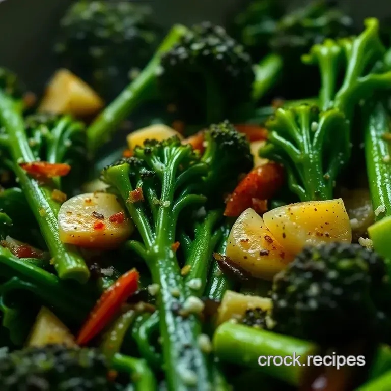 Garlic Sautéed Broccolini with Lemon
