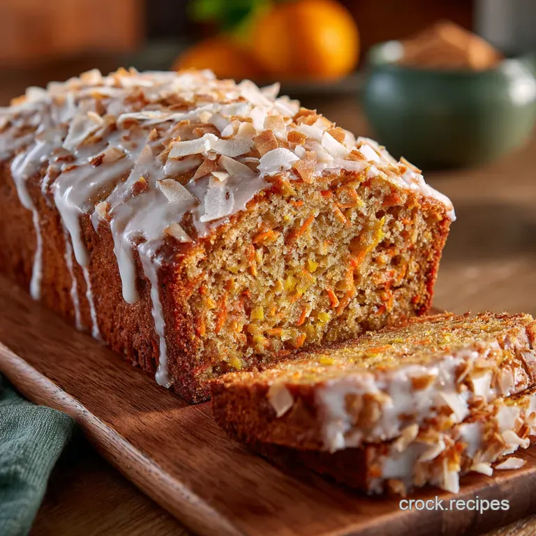Glazed Carrot Coconut Bread A Proper Tropical Take on the Carrot Cake Classic