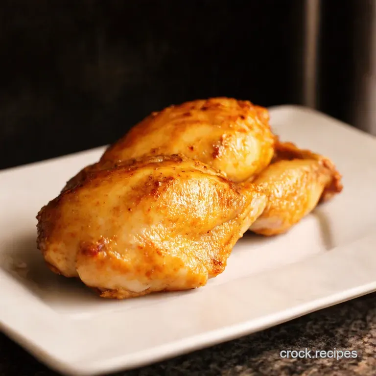 Golden Baked Chicken a Weeknight Wonder presentation