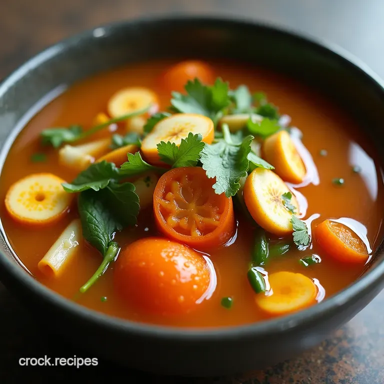 The Golden Broth Simple Aromatic Chinese Vegetable Soup