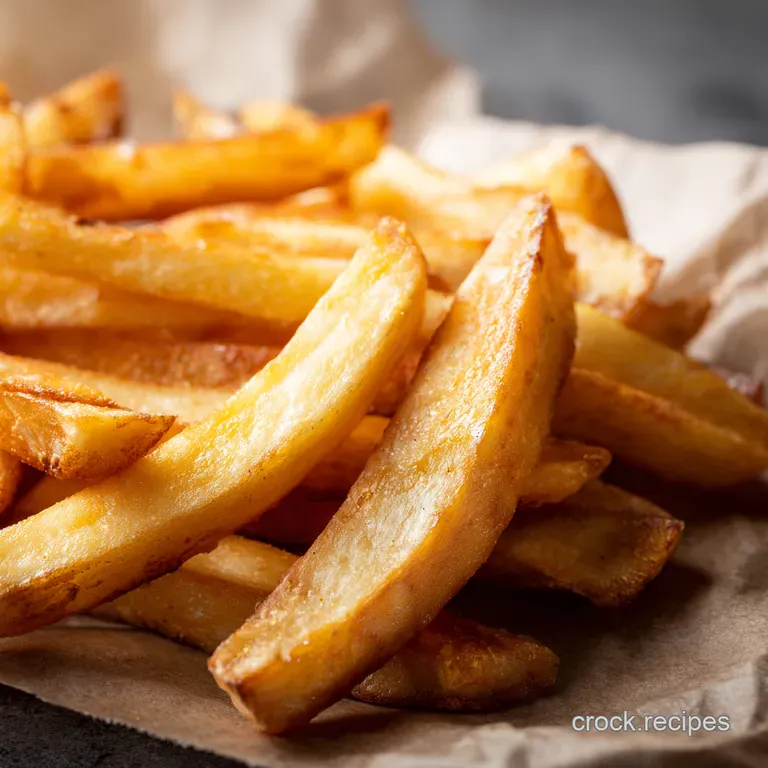 Golden Crispy French Fries The DoubleFry Secret