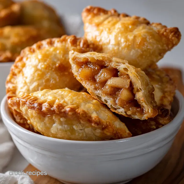 Fried Apple Pies: Golden Flaky Handheld Treats presentation