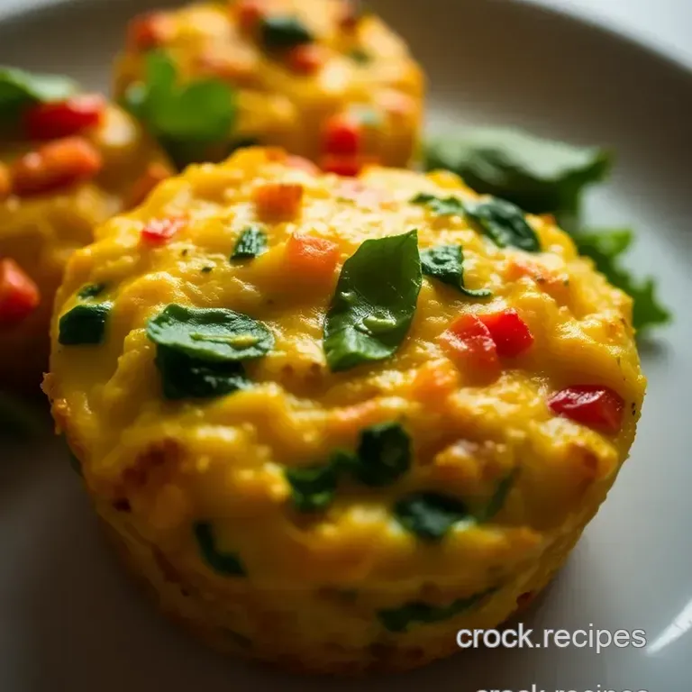 Grab-And-Go Garden Veggie Egg Muffins presentation