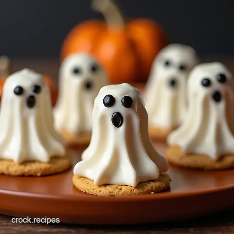 Quick Eerie Graham Cracker Ghosts 10Minute Spooky Treats