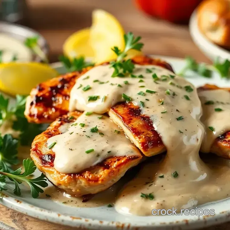 Grill Chicken Creamy Ham Delight