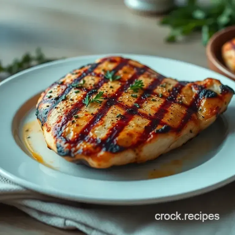 Grilled Chicken Breast: Perfectly Juicy Every Time