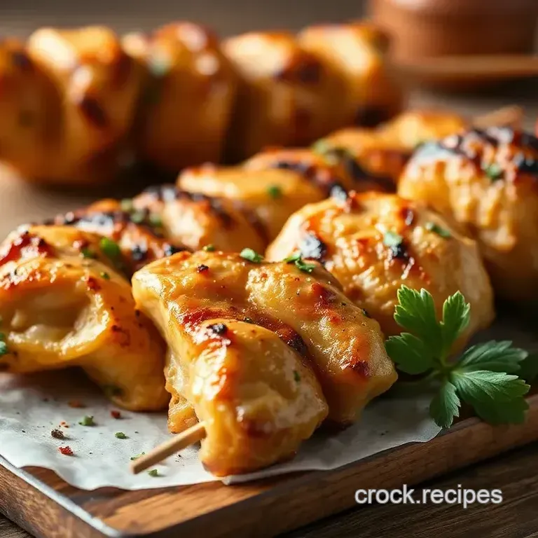 Grilled Chicken Skewers with Fragrant Spices