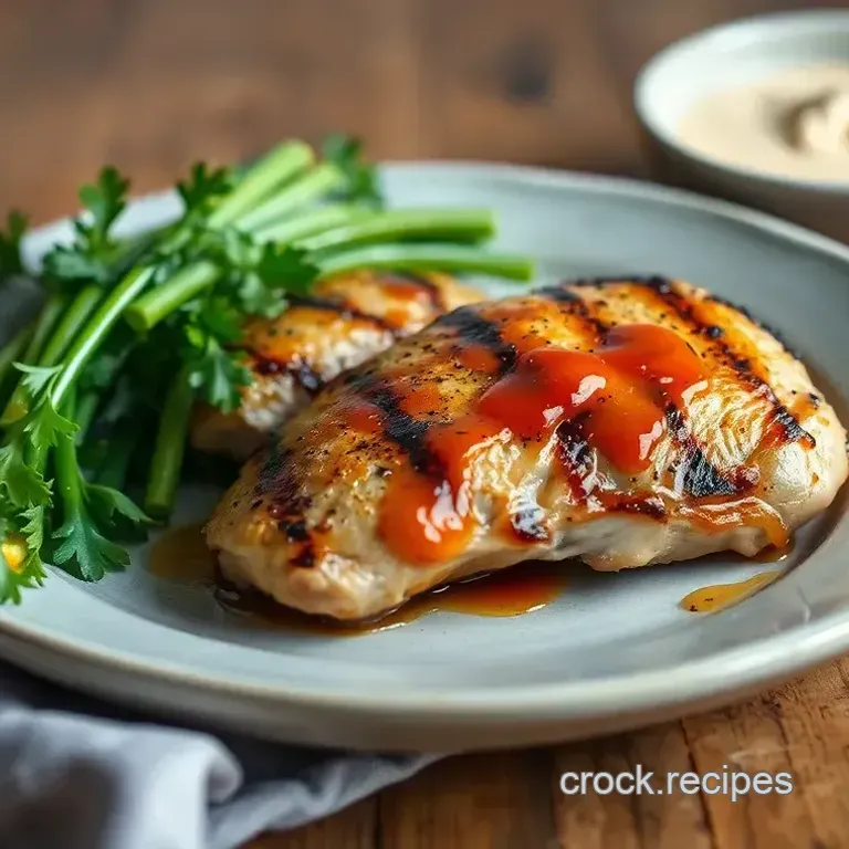 Grilled Chicken with Maple Orange Glaze