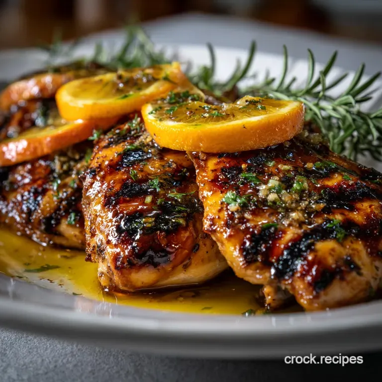 Grilled Citrus Chicken Recipe: Zesty & Tender Poultry